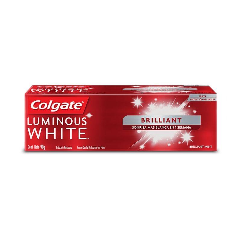 Crema Dental Colgate Luminous White Brillant X 90 G