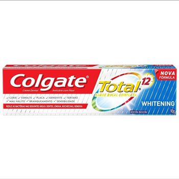 Crema Dental Colgate Total 12 Whitening 90 Gr