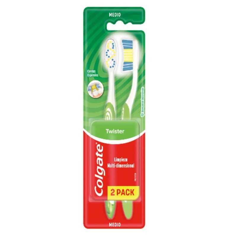 Cepillo Dental Colgate Twister 2 X 1