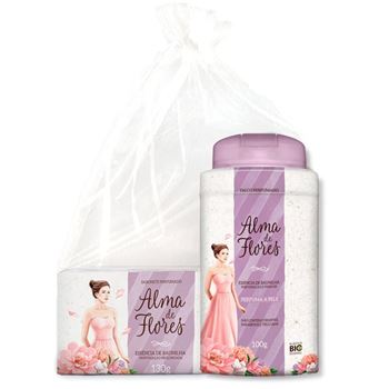 Talquera Alma De Flores + Jabon Alma De Flores - Vainilla