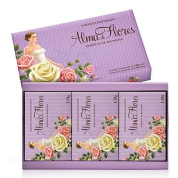 Estuche Alma De Flores Vainilla X 3 Jabones