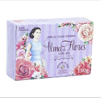 Jabon Alma De Flores X 130 Gr - Vainilla