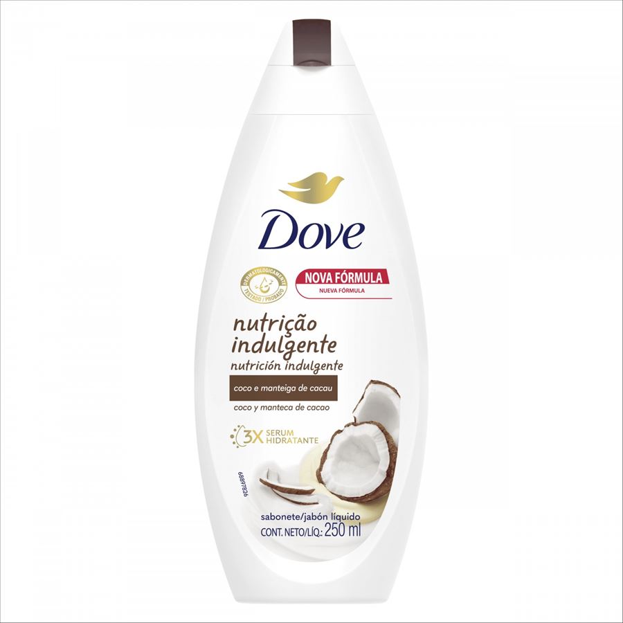 Dove Shower Gel Nutricion Inteligente Coco 250 Ml
