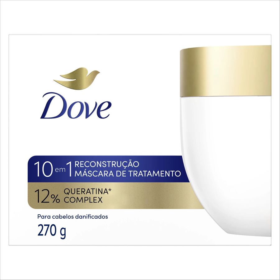 Dove Crema Tratamiento 10 En 1 270 G - Reconstruccion