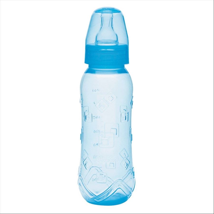 Kuka Mamadera Aquarela X 250 Ml - Tetina Redonda Celeste