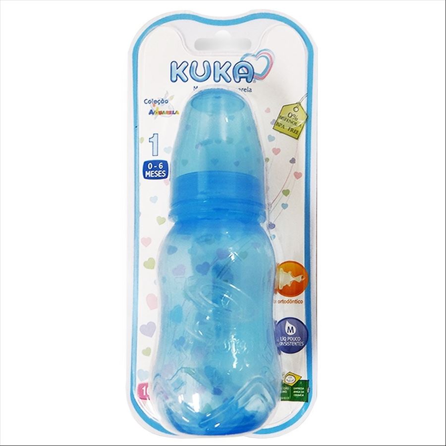 Kuka Mamadera Acuarela X 160 Ml Tetina Anatomica 1471 Celest