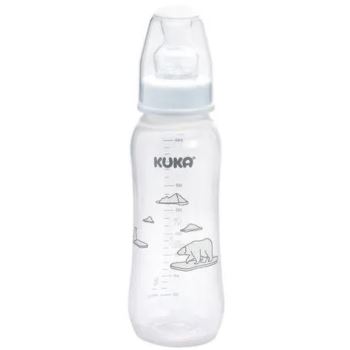 Kuka Mamadera Linea Blanca X 250 Ml - Tetina Anatomica + 6