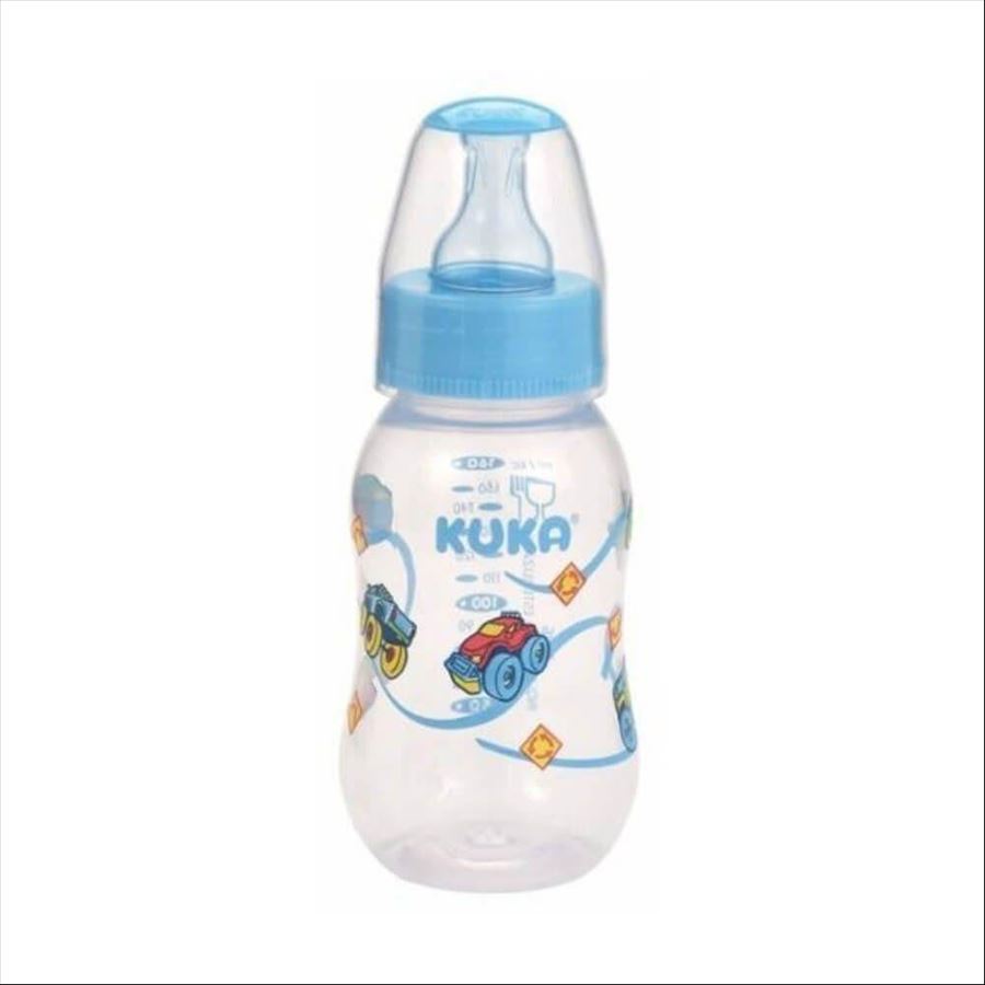 Kuka Mamadera Natural Plus X 70 Ml  Tetina Redonda Celeste