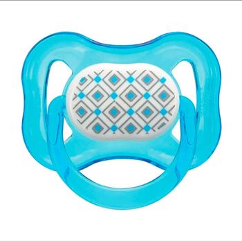 Kuka Chupete Simetrico Decorado T.2 Celeste 2126