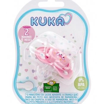 Kuka Chupete Smart Redondo Tetina Silicona T.2 2327 Rosado
