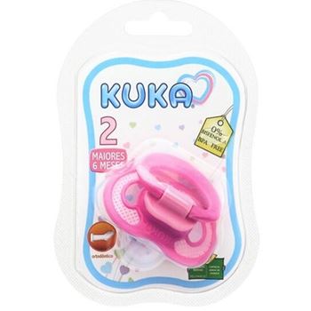 Kuka Chupete Tetina Anatomico Ventilado T.2 -2577 Rosado