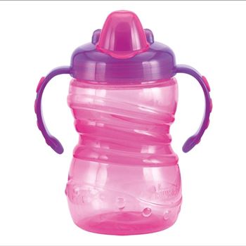 Kuka Vaso Sorbito Fun Antiderrame Con Asas 300 Ml Rosado