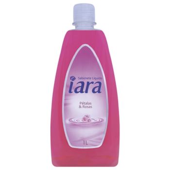 Iara Jabon Liquido X 1000 Cc Petalos Rosas + Doypack 220 Ml
