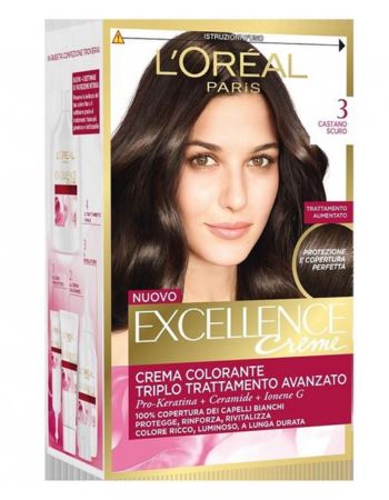 Tinta Excellence Creme Nº3 Castaño Oscuro