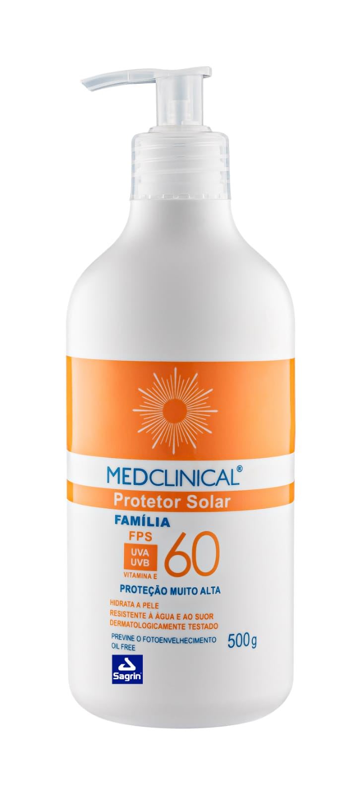 Medclinical Protector Solar Spf 60 X 500 Gr  (8506)