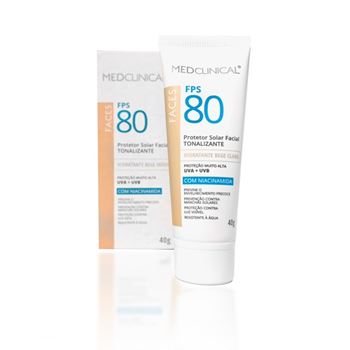 Medclinical Protector Facial Tonalizante Spf80 X 40 Gr Claro