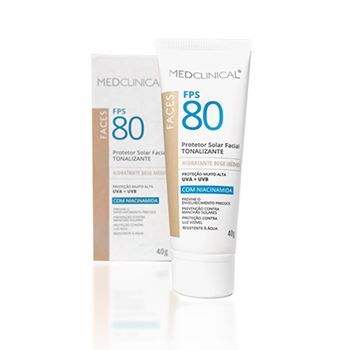 Medclinical Protector Facial Tonalizante Spf80 X 40gr Medio