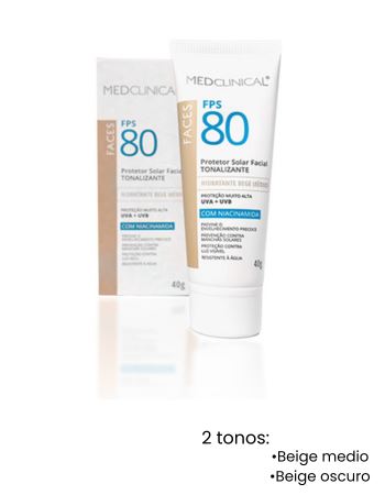 Medclinical Protector Facial Tonalizante Spf 80 X 40 Gr