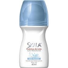 Skala Roll-on Desodorante Vegano Leite Vegetal 24h X 60 Ml