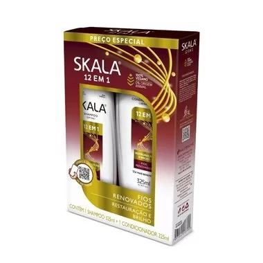 Pack Skala S/sal 12 En 1  (shampu 325 Ml + Acond 325)