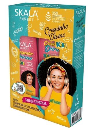 Pack Skala S/sal Crespinho Divino (shampu 325 Ml + Acond 325