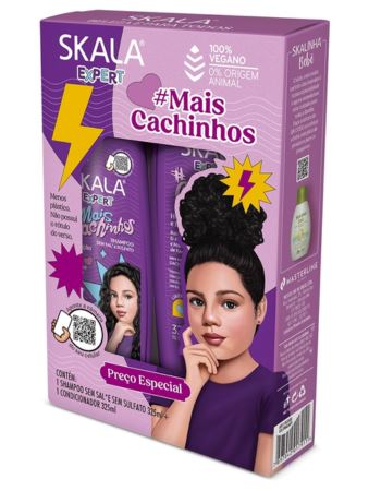 Pack Skala S/sal Mais Cachinhos (shampu 325 Ml + Acond 325 M