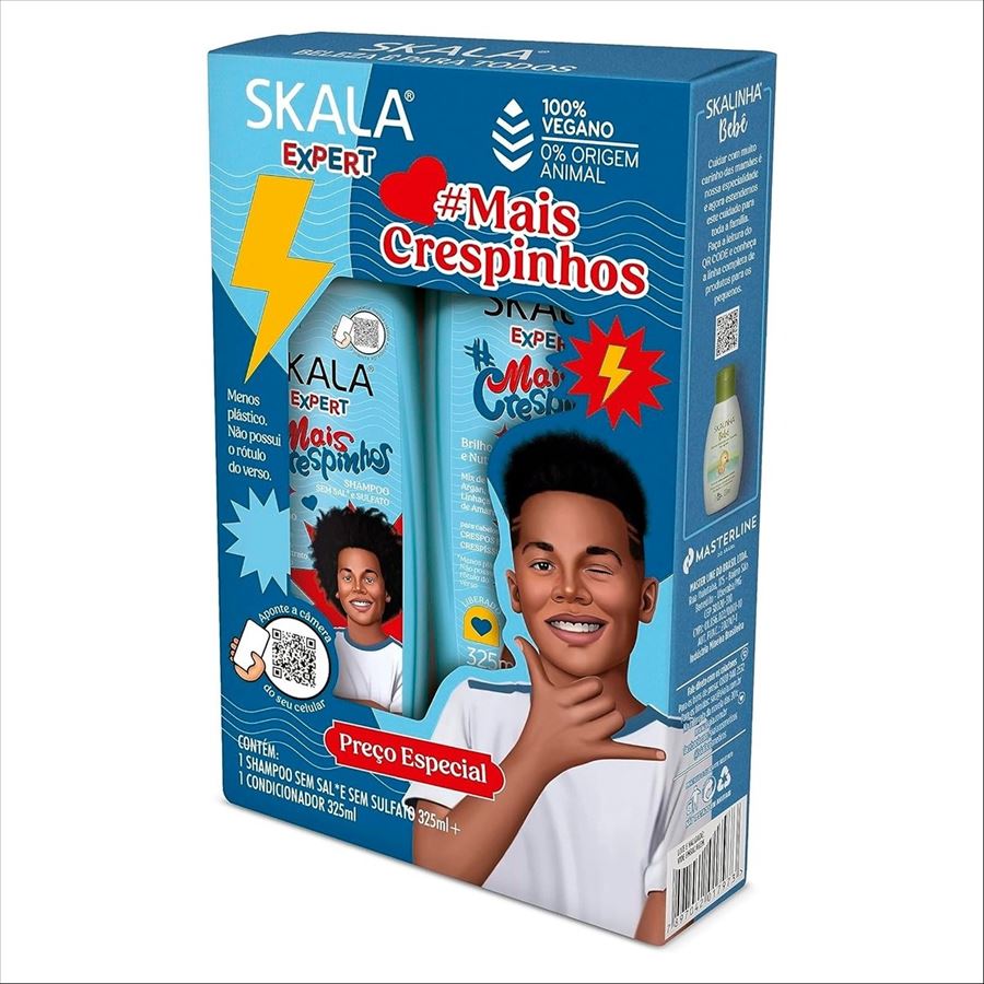 Pack Skala S/sal Mais Crespinho(shampu 325 Ml + Acond 325 Ml