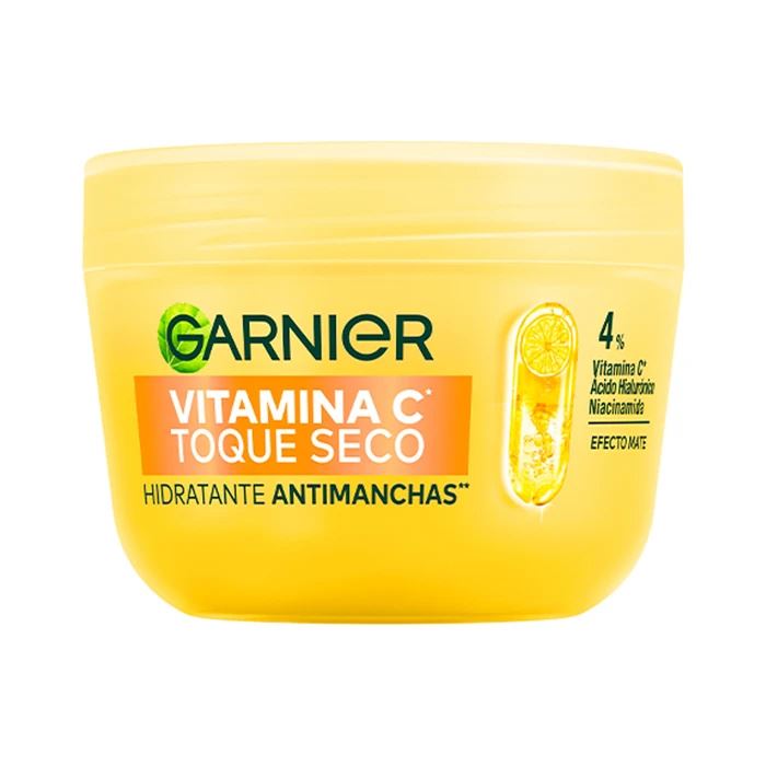 Garnier Vitamina "c" Toque Seco Hidratante Antimanchas 85 Gr