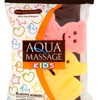 Aqua Massage Esponja Kids Pack 2 Unidades  (caja X 12)