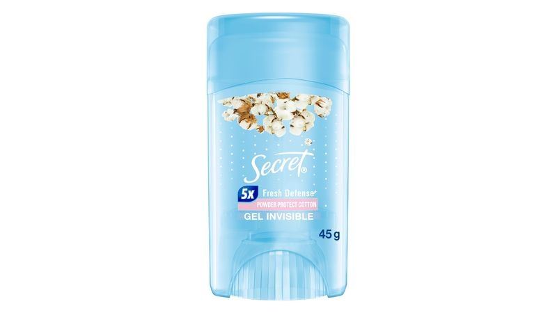 Secret Barra Gel Invisible Antitranspirante Dama - Powder