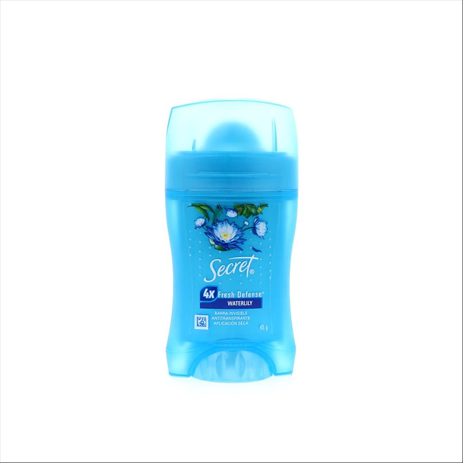 Secret Barra Gel Invisible Antitransp. Dama - Waterlilly