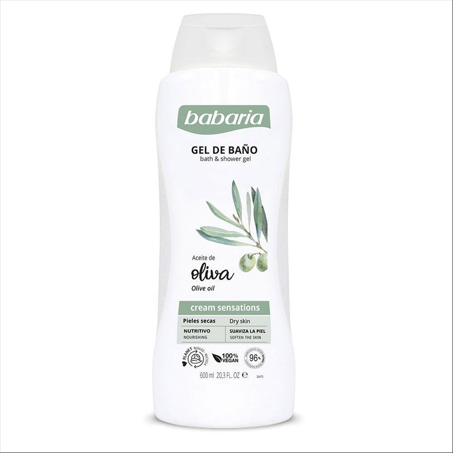 Babaria Gel De Ducha Aceite De Oliva X 600 Ml