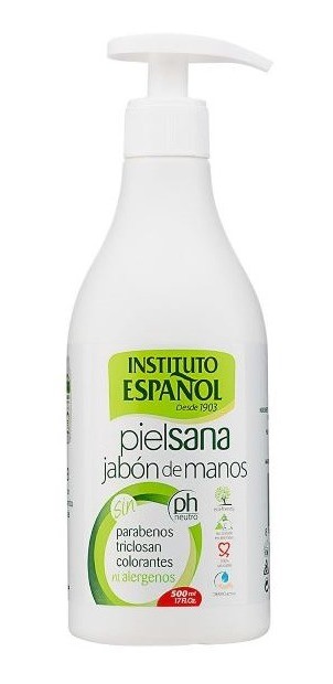 Instituto Español Jabon Liquido De Manos Piel Sana X 500 Ml