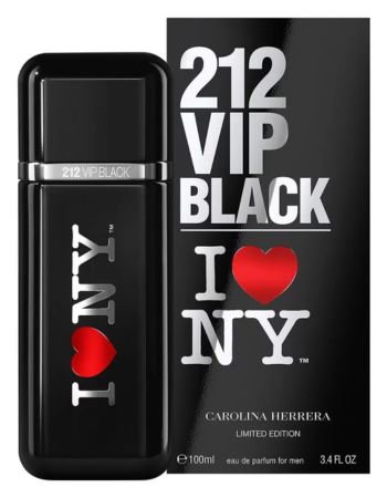 212 Vip Black I Love Ny X 100 Ml - Edicion Limitada