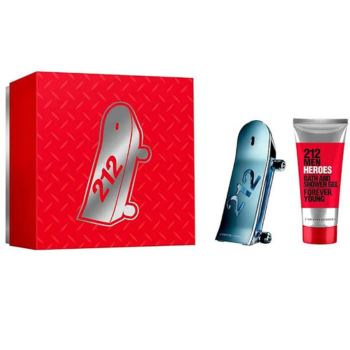 C.herrera Set 212 Men Heroe Edt X 90 Ml + Gel Ducha X 100 Ml