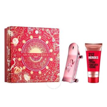 C.herrera Set 212 Heroes For Her (edp X 80 Ml+lotion X 100)