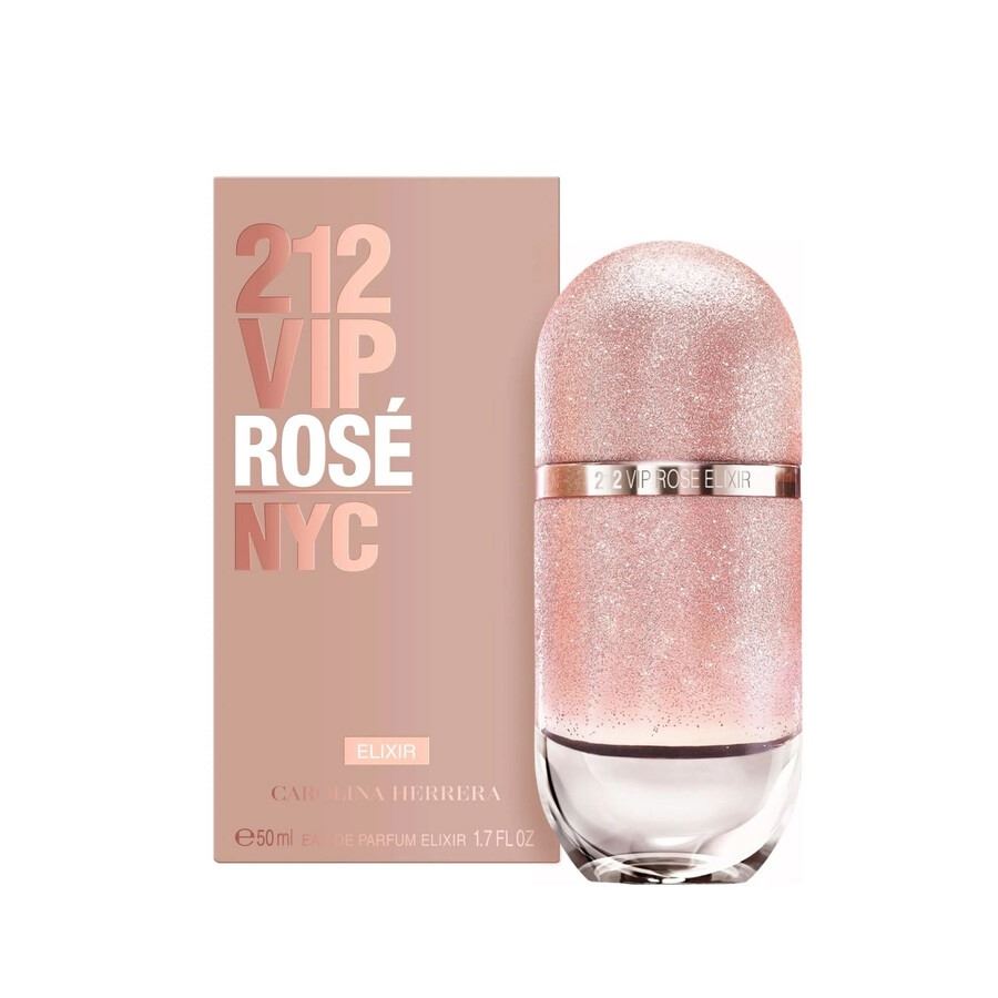 Herrera 212 Vip Rose Elixir Dama Edp X 50 Ml