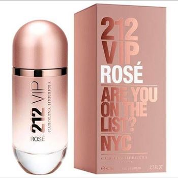 Herrera 212 Vip Rose Dama Edp X 80 Ml