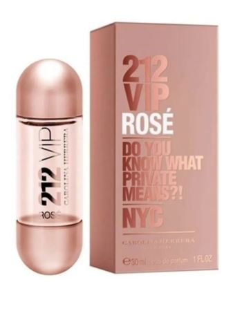 Herrera 212 Vip Rose Dama Edp X 30 Ml