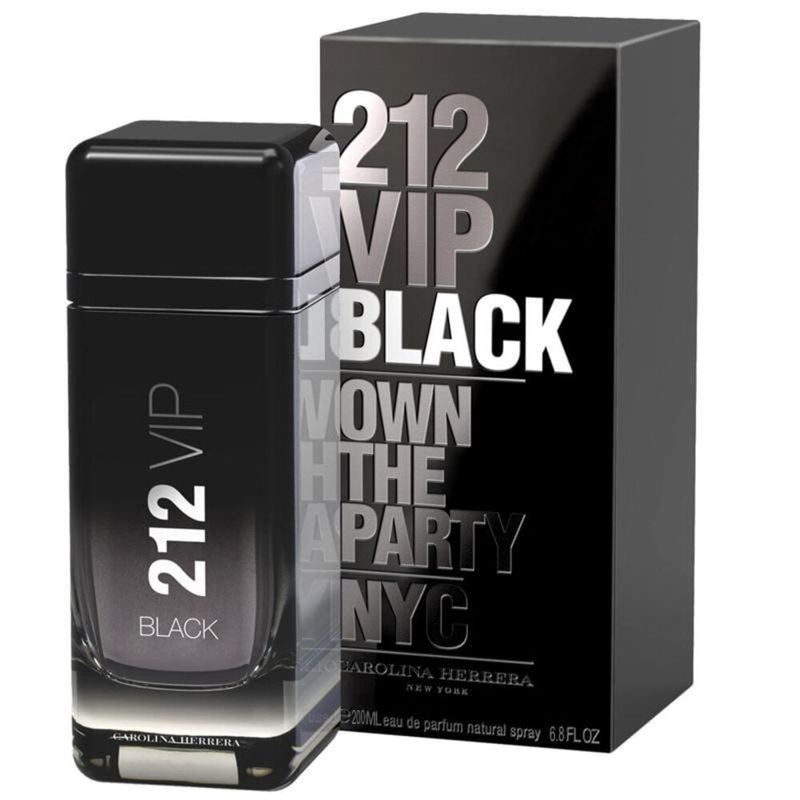 Herrera 212 Vip Black Men Edp 200 Ml