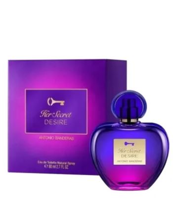 Her Secret Desire Women Edt 80 Ml Banderas
