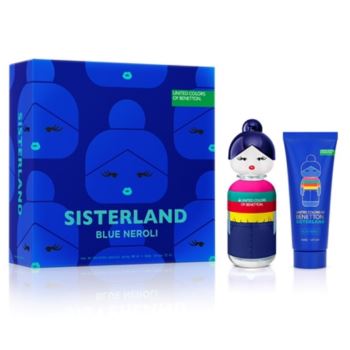 Estuche Benetton Sisterland Blue (edt 80 Ml + Body Cream)