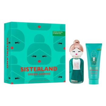 Estuche Benetton Sisterland Green (edt 80 Ml + Body Cream)