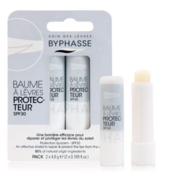 Byphasse Balsamo Labial Hidratante Pack X 2 Unidades Spf 30