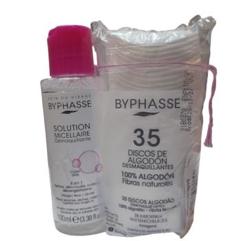 Byphasse Micelar X 100 Ml +  35 Discos Desmaquillantes