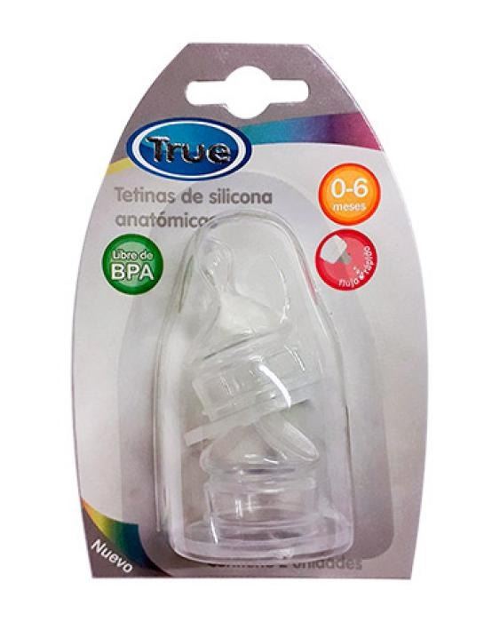 True Tetina Silicona Anatomica X 2 0-6 M (11006a)