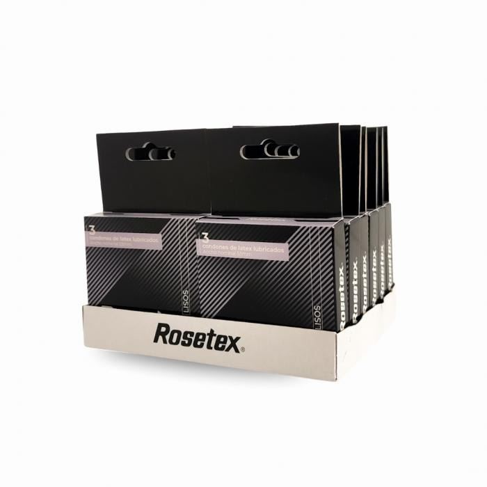 Condones Rosetex Lisos X 3 Unidades