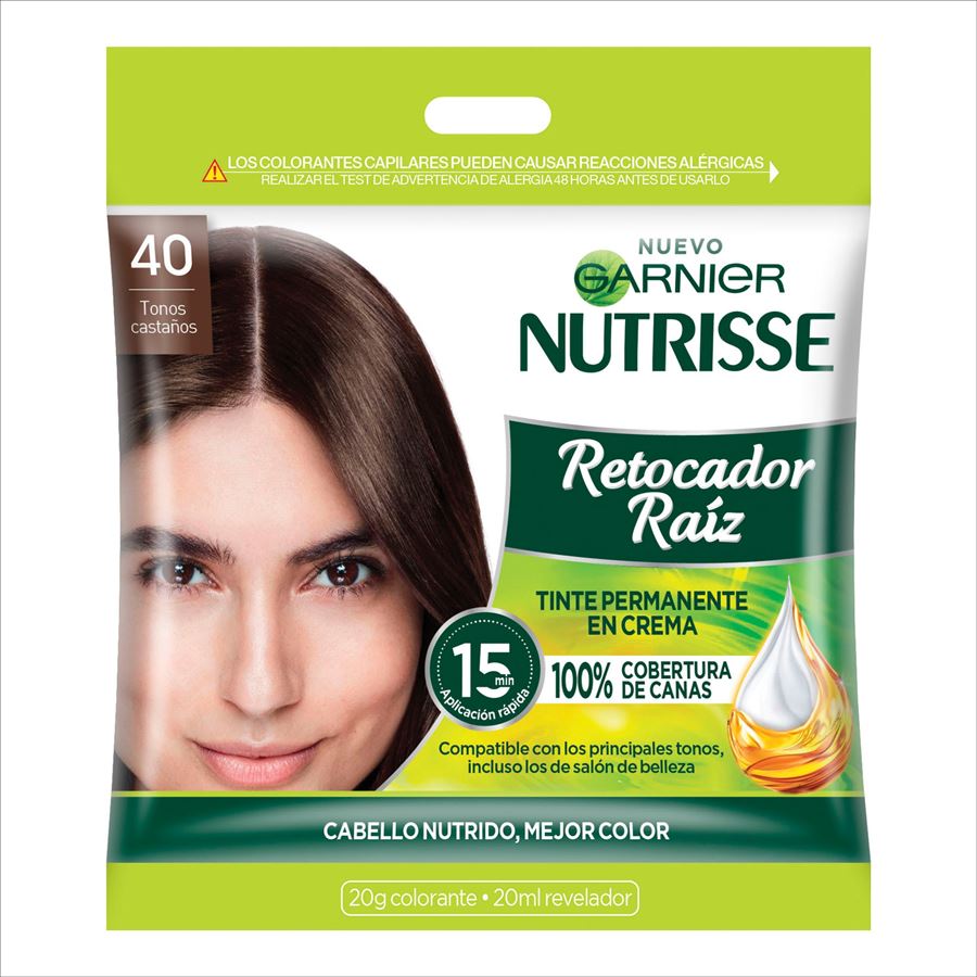 Nutrisse Retoque De Raiz Castaños Nº40 X 20g