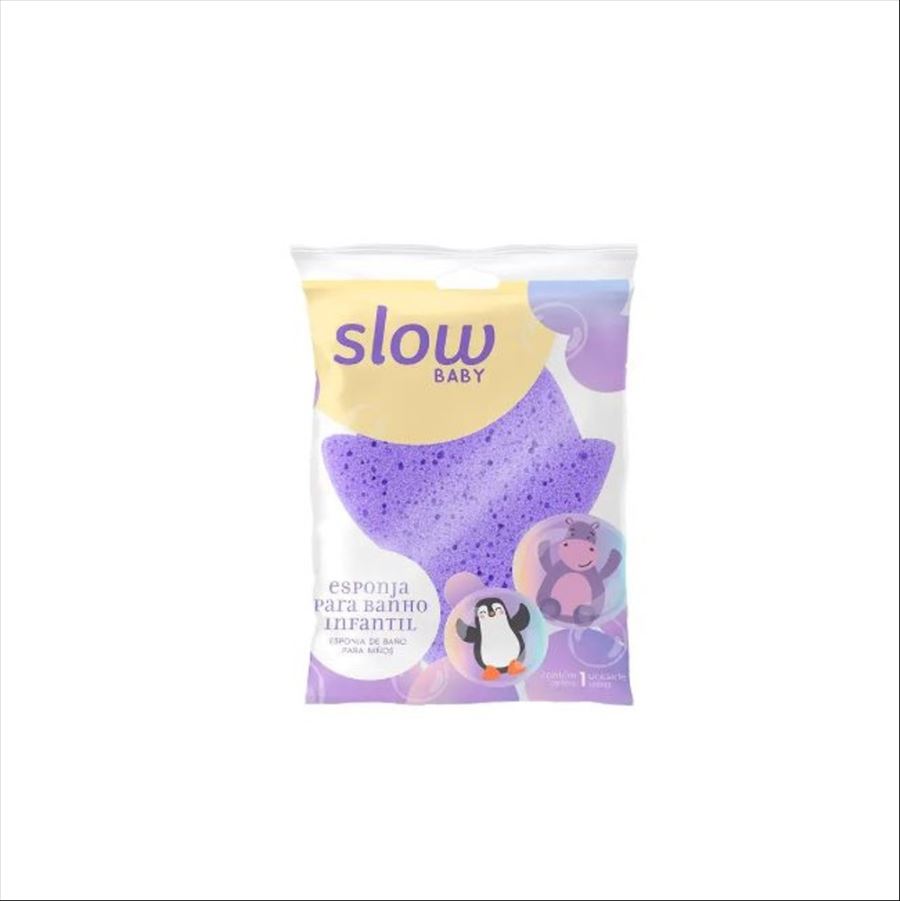 Slow Esponja De Baño P/niños (caja X 60) Ls7526
