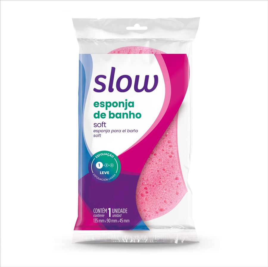 Slow Esponja De Baño Soft (caja X 60) Ls7508